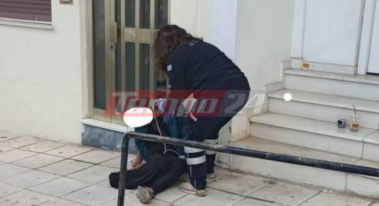 ΠΑΤΡΑ: Γυναίκα έπεσε αναίσθητη στην οδό Αγ. Δημητρίου - ΦΩΤΟ