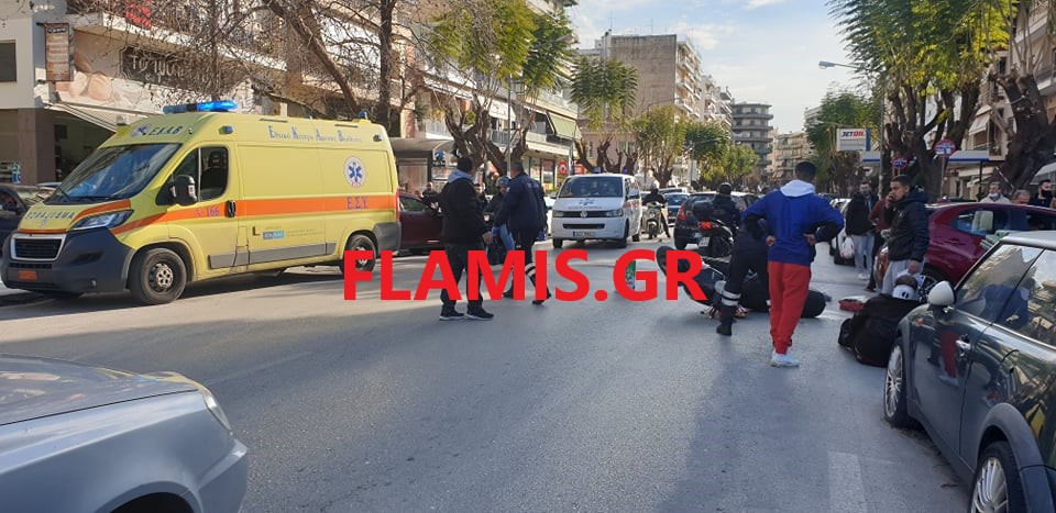 ΠΑΤΡΑ: Τροχαίο στην Ελληνος Στρατιώτη - Δύο τραυματίες στο Νοσοκομείο! ΦΩΤΟ