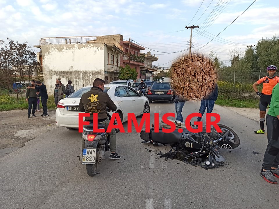 ΠΑΤΡΑ: Σοκαριστικό τροχαίο στην Ευβοίας - Εγινε "σμπαράλια" η μηχανή - ΦΩΤΟ