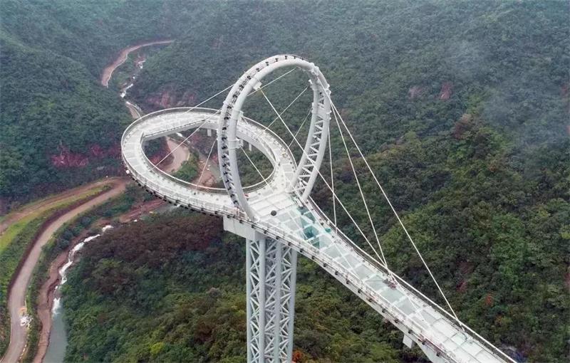 Η νέα γέφυρα στην Κίνα προκαλεί… καρδιακό