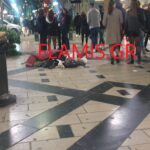 ΠΑΤΡΑ: Την ώρα της διασκέδασης.... ο άστεγος είχε ξαπλώσει στην Γεροκωστοπούλου