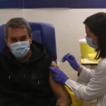 Ο Ανδρέας Λοβέρδος εμβολιάστηκε με την τρίτη δόση (εικόνα)