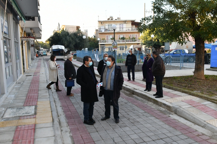ΠΑΤΡΑ - ΦΩΤΟ: Ο Κώστας Πελετίδης στα έργα στο Νότιο Διαμέρισμα
