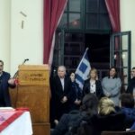 Στην κοπή πίτας του Σωματείου Φυλάκων Σχολικών Κτιρίων και λοιπών Εργατοϋπαλλήλων του Δήμου Πατρέων ο Κ. Πελετίδης