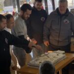 ΠΑΤΡΑ - ΦΩΤΟ: Οι μοτοσικλετιστές έκοψαν την πίτα τους στον Μώλο