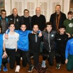 Συνάντηση του Δημάρχου με Ιταλούς αθλητές που φιλοξενούνται στην Πάτρα