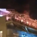Θεσσαλονίκη: Άναψαν πυροτεχνήματα και «λαμπάδιασαν» το μπαλκόνι τους