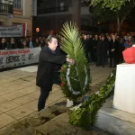Κατατέθηκε στεφάνι από τον πρόεδρο του Δημοτικού Συμβουλίου του Δήμου Πατρέων στο μνημείο του Νίκου Τεμπονέρα