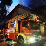 Μεγάλη πυρκαγιά σε κτίριο στο κέντρο της Αθήνας - Κλειστή η Πατησίων