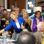 Πολυπληθής συγκέντρωση της Διονυσίας Αυγερινοπούλου στην Πάτρα - ΦΩΤΟ