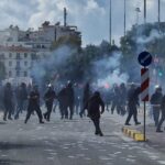 ΔΕΙΤΕ ΦΩΤΟ ΚΑΙ ΒΙΝΤΕΟ: Επεισόδια με αστυνομικούς έξω απο τον ΟΣΕ