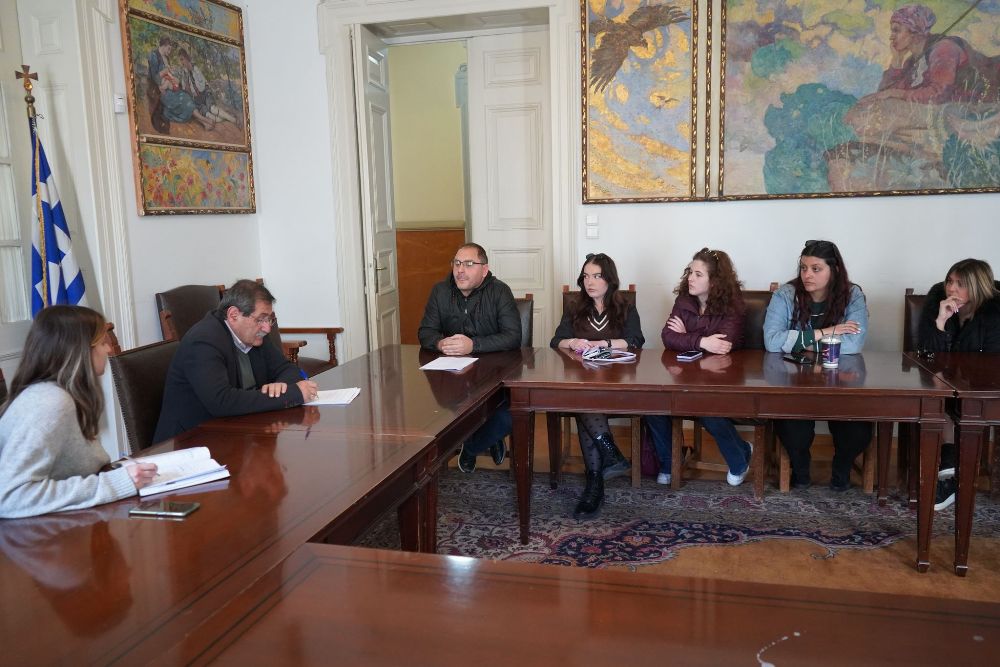 ΠΑΤΡΑ: Συνάντηση Δημάρχου με φοιτητές του Τμήματος Πολιτικών Μηχανικών του Πανεπιστημίου Πελοποννήσου