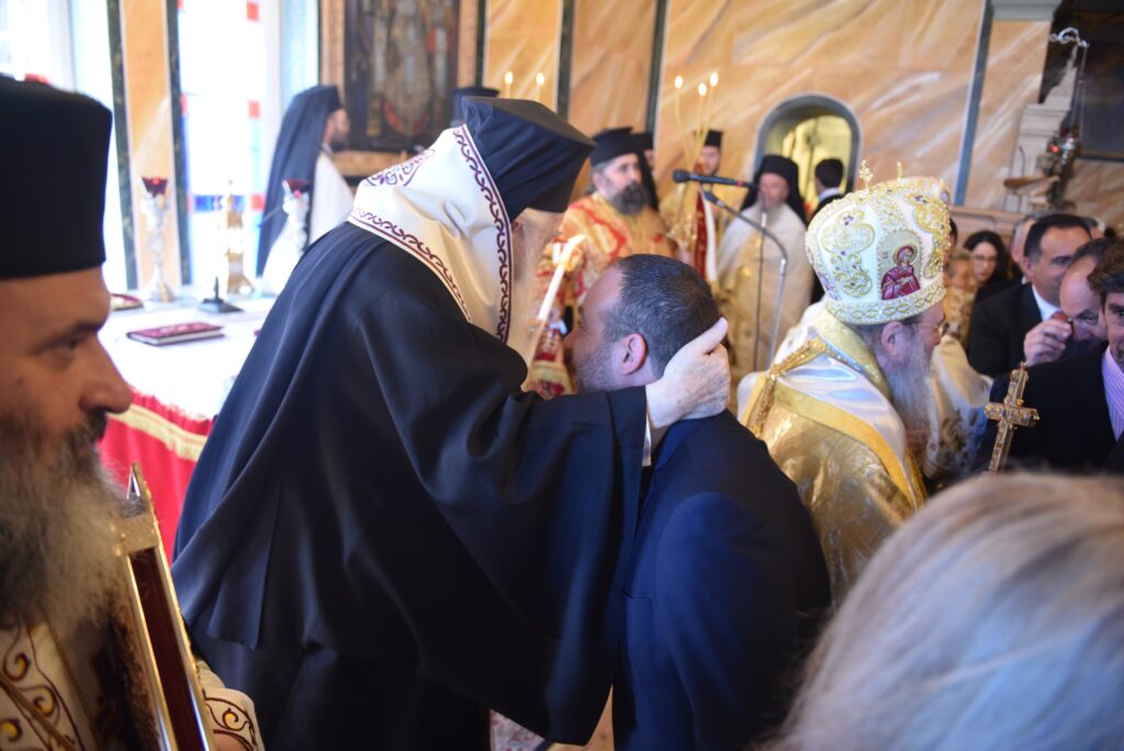 Ο Θεμιστοκλής-Ανδρέας Μπάκας στον εορτασμό της Παναγίας Τρυπητής