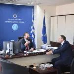 Επίσκεψη του Θεμιστοκλή-Ανδρέα Μπάκα στον περιφερειάρχη Νεκτάριο Φαρμάκη