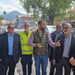 Επίσκεψη του Ν. Φαρμάκη σε έργα οδοποιίας στην Αιγιάλεια