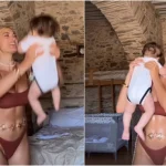 Τούνη: Πανηγυρίζει στο Instagram τους 6 μήνες από τη γέννηση του γιου της χοροπηδώντας - Βίντεο