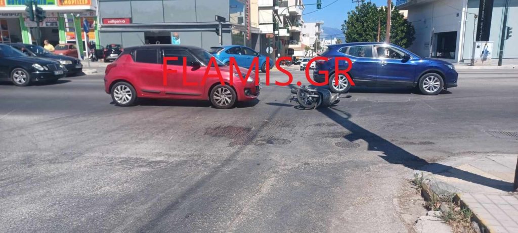 ΠΑΤΡΑ: ΙΧ εκσφενδόνισε δικυκλιστή στην οδό Αρέθα - ΦΩΤΟ