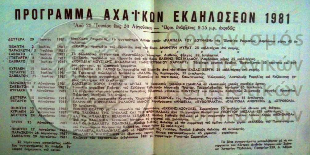 Η ανάμνηση από το 1981, η πρώτη εκδήλωση, ο Ρουμάνος βιολιστής... και ο ξεκαρδιστικός διάλογος...