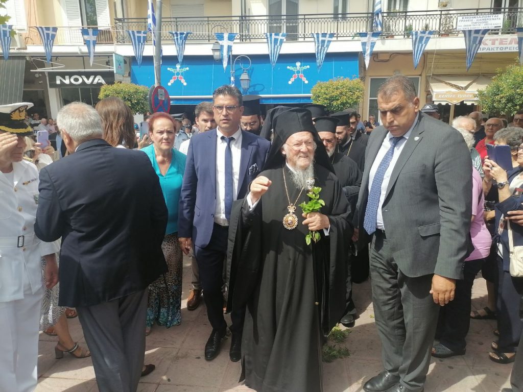Ο Οικουμενικός Πατριάρχης τίμησε με την παρουσία του τον  Δήμο Ανδραβίδας-Κυλλήνης - ΦΩΤΟ