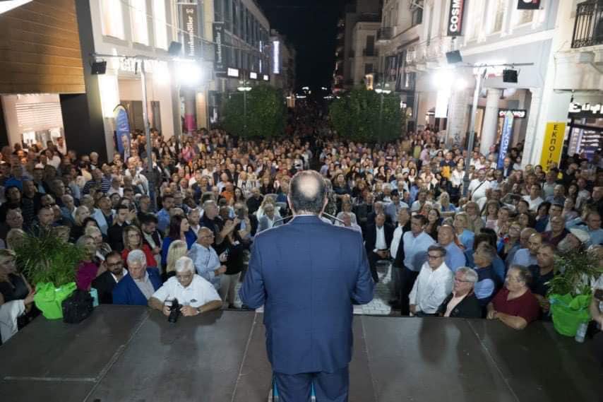 Μήνυμα νίκης από τον Κώστα Σβόλη - κατάμεστη η Αγ. Νικολάου