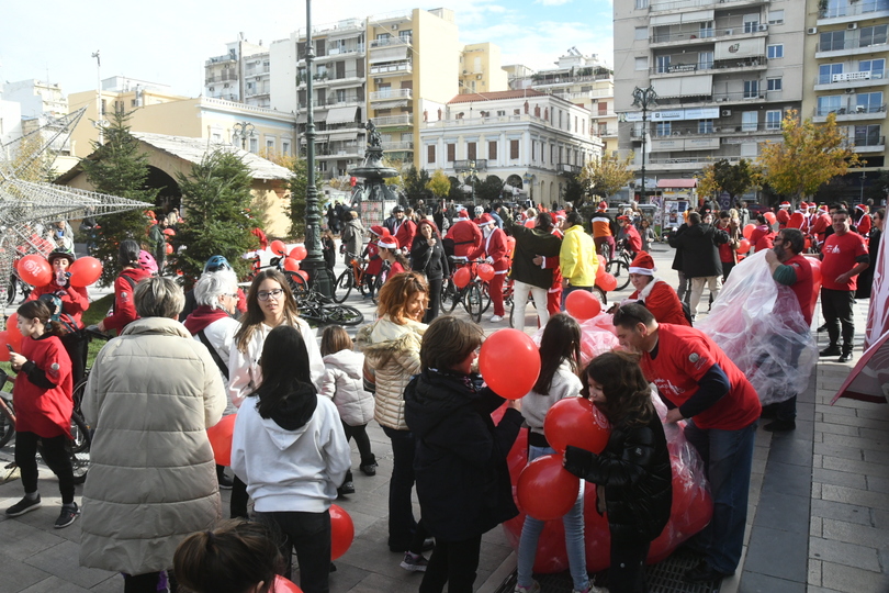 ΔΕΙΤΕ ΠΟΛΛΕΣ ΦΩΤΟ: Ποδηλάτες ΑϊΒασίληδες... πλημμύρισαν την Πάτρα