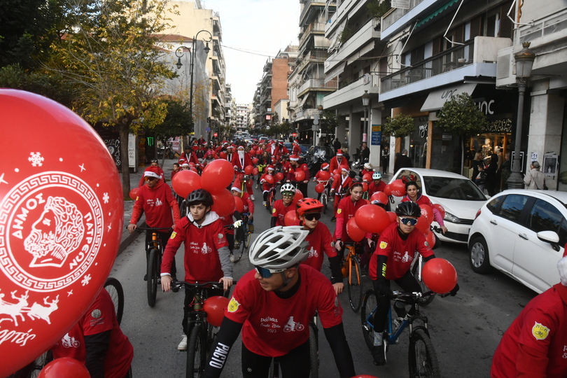 ΔΕΙΤΕ ΠΟΛΛΕΣ ΦΩΤΟ: Ποδηλάτες ΑϊΒασίληδες... πλημμύρισαν την Πάτρα