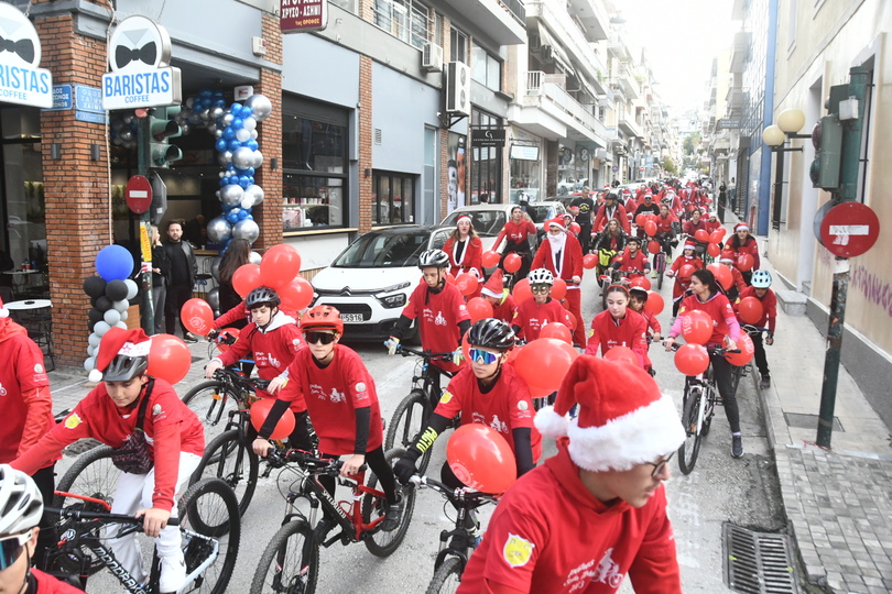 ΔΕΙΤΕ ΠΟΛΛΕΣ ΦΩΤΟ: Ποδηλάτες ΑϊΒασίληδες... πλημμύρισαν την Πάτρα