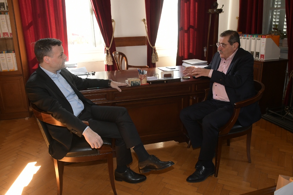 ΠΑΤΡΑ: Ο Πελετίδης συνάντησε τον Δούκα - ΦΩΤΟ