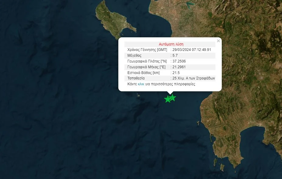 Δίδυμος σεισμός στην Δυτική Ελλάδα - Ισχυρή δόνηση με μεγάλη διάρκεια! Αισθητός σε 6 νομούς