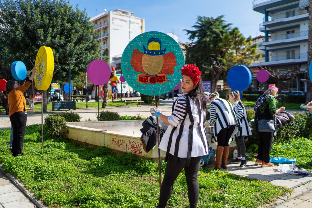 ΠΑΤΡΑ: Ζωγραφίζουμε καρναβαλικά στην Ομόνοια