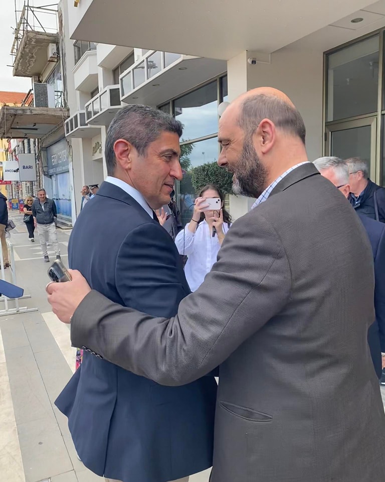 Στην Πάτρα ο Λευτέρης Αυγενάκης - Μήνυμα για ευρωεκλογές
