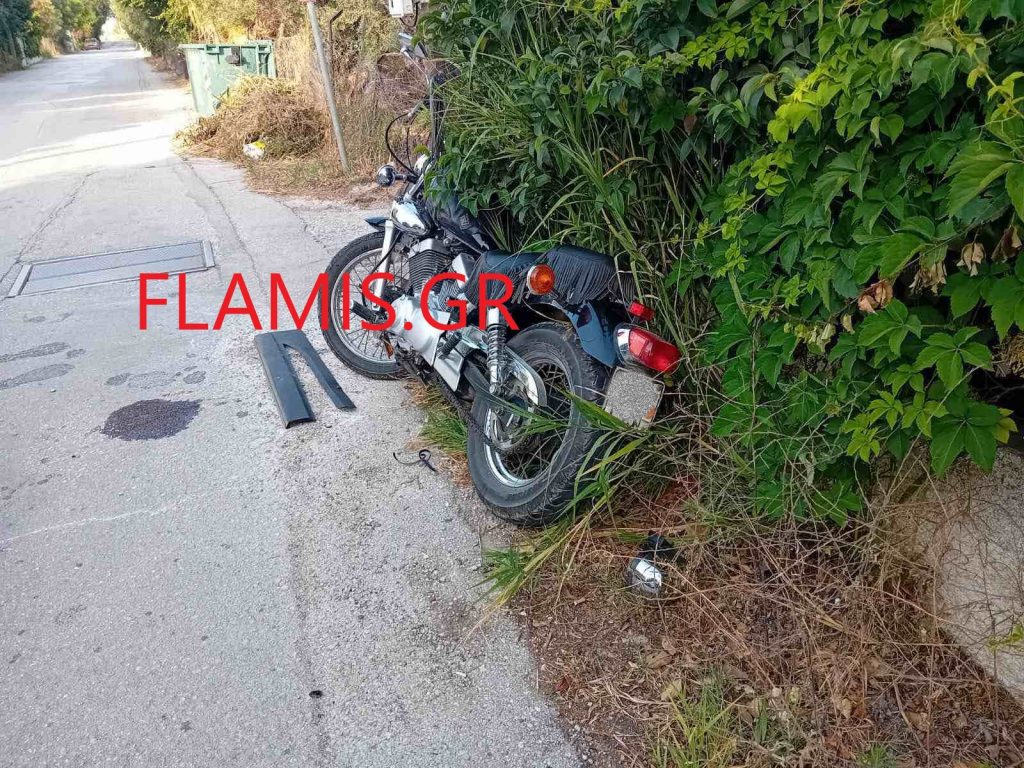 Σοβαρό τροχαίο στο Ρίο! ΙΧ έπεσε πάνω σε μηχανή "τσόπερ" - ΦΩΤΟ