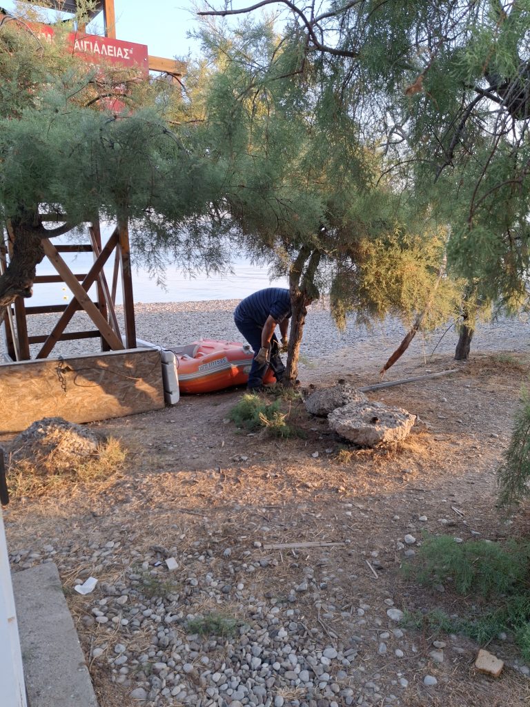 Εθελοντικός καθαρισμός στα Αρμυρίκια της παραλίας Αλυκής