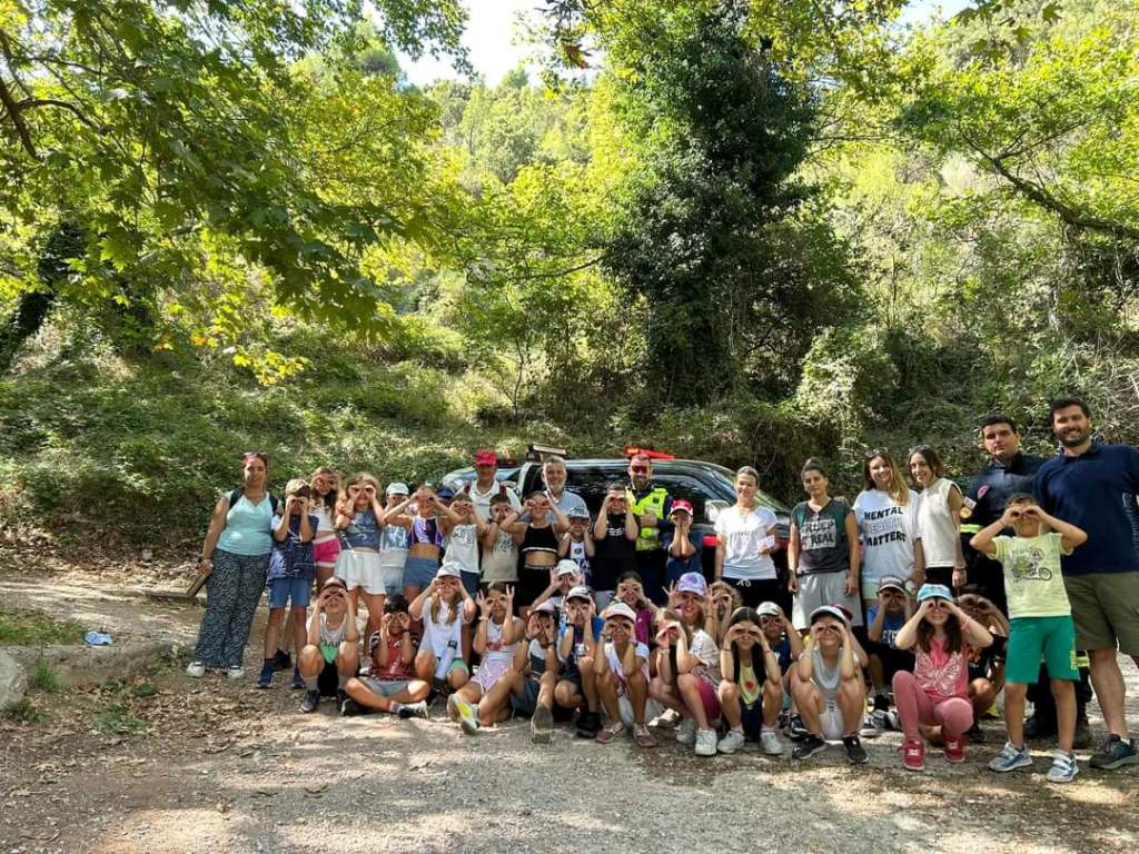 Πεζοπορία, δασοπυρόσβεση και εκπαιδευτικά Παιχνίδια, στη Νερομάνα Άνω Καστριτσίου, για τα παιδιά των κατασκηνώσεων του Δήμου Πατρέων