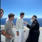 Παύλος - Μαρί Σαντάλ: Οικογενειακά στην Αμοργό το ζευγάρι - Δείτε φωτογραφίες