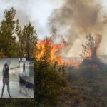 Βάρη: Φωτογραφία ντοκουμέντο με τον καθηγητή που συνελήφθη για εμπρησμούς