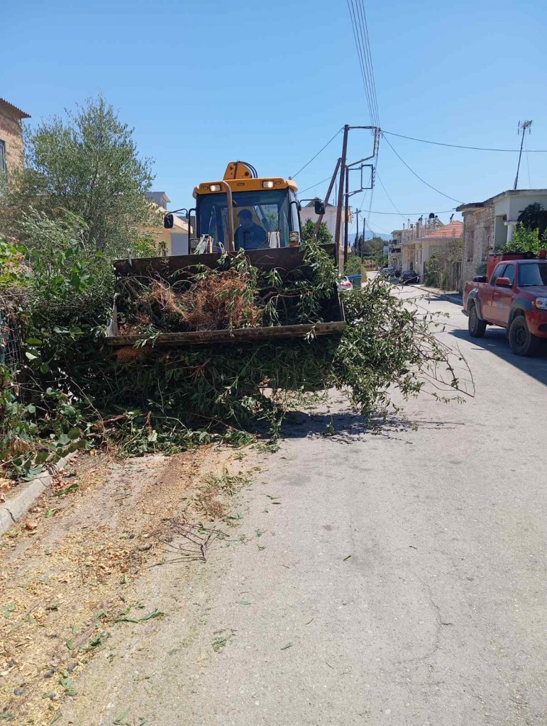 Δήμος Δυτικής Αχαΐας: Συνεχείς καθαρισμοί της βλάστησης στο οδικό δίκτυο από τα συνεργεία του Δήμου