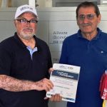Στο Δήμαρχο της Πάτρας παρέδωσε ο Ν. Τζανάκος, τα Διπλώματα συμμετοχής των αθλητών της Πάτρας από τους Παγκόσμιους Παιδικούς Αγώνες στο Μεξικό