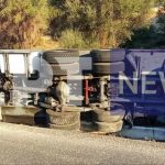 Ηγουμενίτσα: Ανατροπή βυτιοφόρου με καύσιμα στην Ε.Ο. Πρέβεζας – Ηγουμενίτσας – Διακοπή κυκλοφορίας και επιφυλακή για πυρκαγιά