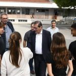 Ο Δήμαρχος Πατρέων Κώστας Πελετίδης επισκέφτηκε τα νέα σχολικά προπονητήρια