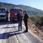 Ο Δήμαρχος Πατρέων, Κώστας Πελετίδης, στο έργο ανακατασκευής της οδού προς το Παναχαϊκό όρος
