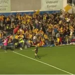 Τρομακτική κατάρρευση κερκίδας με οπαδούς σε αγώνα στην Ισπανία