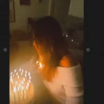 Επεισοδιακά γενέθλια για την Πηνελόπη Πλάκα: Πήγε να σβήσει την τούρτα και άρπαξαν φωτιά τα μαλλιά της – Βίντεο