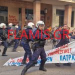 ΠΑΤΡΑ - ΤΩΡΑ: Επεισόδια στην Κορίνθου! Επεσε ξύλο με τα ΜΑΤ - ΒΙΝΤΕΟ