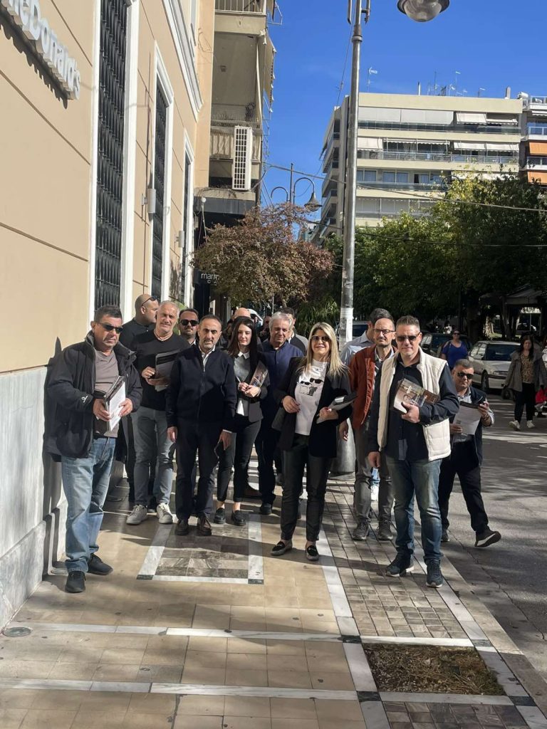 ΒΙΝΤΕΟ - ΦΩΤΟ: Επιμελητήριο Πρωταγωνιστής: Περιοδεία στη Ρήγα Φεραίου ο Λουλούδης και υποψήφιοι