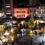 2,5 λεπτά βόλτα στην Χριστουγεννιάτικη Πάτρα από ψηλά (video)