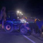 Τρόμος με τεράστιους βράχους που έπεσαν στο οδόστρωμα μετά το Αντίρριο - ΒΙΝΤΕΟ
