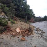 Κακοκαιρία Bora: Πτώση βράχων στην Ακαρνανία