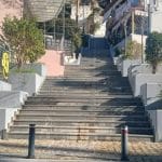 ΠΑΤΡΑ: Οι ανακατασκευασμένες σκάλες της οδού Καραϊσκάκη