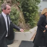 Η Χρυσή Βαρδινογιάννη συνόδευσε τον Νικόλαο στο τρισάγιο για τον τέως βασιλιά Κωνσταντίνο